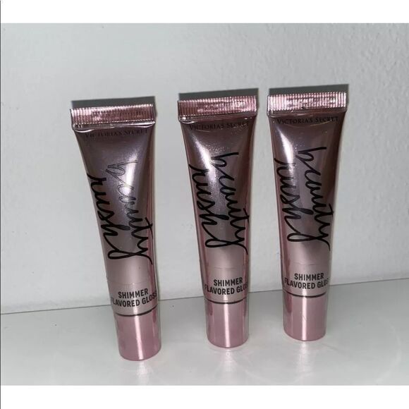 Victoria's Secret Beauty Rush Lot of 3 Shimmer Flavored Lip Gloss - Candy Ice - Picture 2 of 2